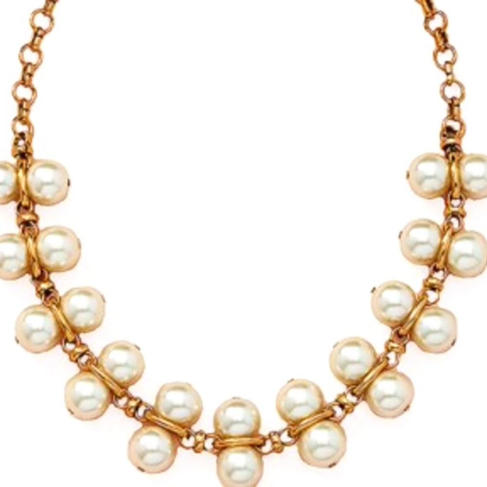 Vivi Faux Pearly Bubbles Fashion Necklace